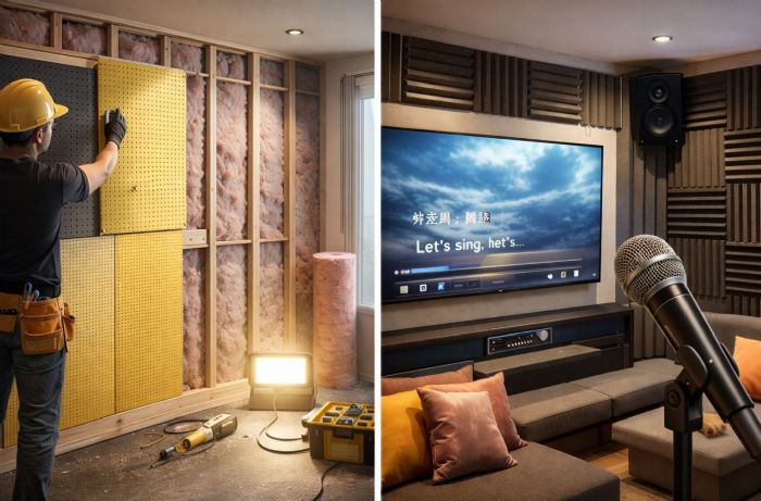 居家KTV隔音施工技巧：減少低頻震動、避免漏音的關鍵做法